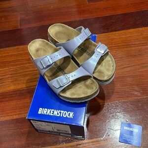 Birkenstock Sydney BS, Leather Lavender Aura SZ 38